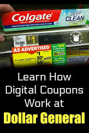Learn How Dollar General Digital Coupons Work With These Easy Steps Mymommataughtme Dollar General Digital Coupons Digital Coupons Dollar General Couponing