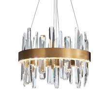 Top brands and best styles at unbeatable quality. Crystal Rod Gold Chandelier Pendant Circular Minimalist Small Medium Large Led Ceiling Suspension Lamp Beautifulhalo Com