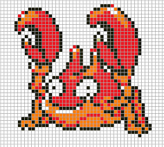 Pixel art a imprimer pokemon. Modele Pixel Art Pokemon A Imprimer