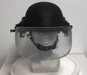 Casco resistente a balas de fibra aramida con visor y ...