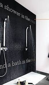 Poppytalk Cool Decorating Tricks Text Tiling Bathroom Inspiration Bathroom Style Poppytalk