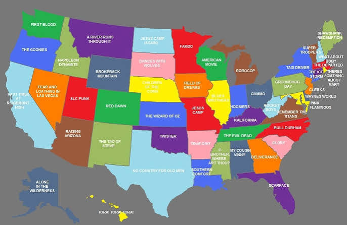 OS] The USA movie map [1513×983] : r/MapPorn