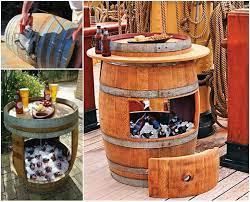 This week aaron massey, from the youtube channel mr. Wonderful Diy Whiskey Barrel Coffee Table