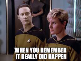 Data Loved Tasha And I Will Go Down With This Ship Star Trek Funny Star Trek Voyager Star Trek Universe