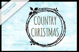 Free Country Christmas With Wreath Crafter File Best Sites To Download Free Svg Cut Files For Cricut