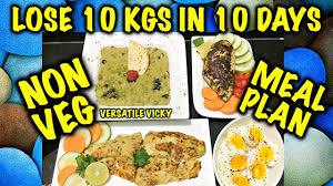How To Lose Weight Fast 10kg In 10 Days 1200 Calorie Non Veg Meal Plan Diet Plan