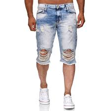 Red Bridge Herren Jeans Short Kurze Hose 34 Destroyed Denim Hellblau, €  39,90