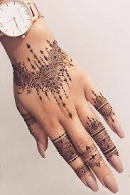 A henna tattoo on the arm and hand. Beautiful Henna Tattoo Designs And Useful Info About It