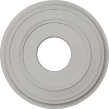 Ekena Millwork 12 3 8 In X 4 In I D X 1 1 8 In Classic Urethane Ceiling Medallion Fits Canopies Upto 7 1 4 In Primed Cm12cl The Home Depot Ceiling Medallions Ekena Millwork Millwork