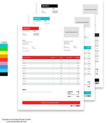 Download Free Adobe Illustrator Invoice Templates By Amberd Design Studio And Use It For Commercial A Adobe Illustrator Free Invoice Template Invoice Templates