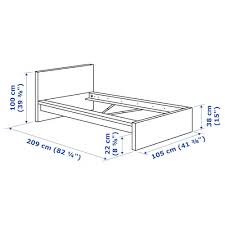 Te damos la bienvenida a nuestra serie de dormitorios malm. Malm Bettgestell Hoch Weiss 90x200 Cm Ikea Deutschland