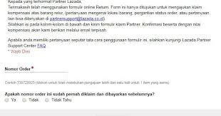 Form Ini Ditujukan Untuk Melakukan Klaim Apabila Seller Menerima Produk Return Yang Dianggap Tidak Sesuai Atau Merugikan Form Ini Hanya Ditu Tujuan Atasan Ikan
