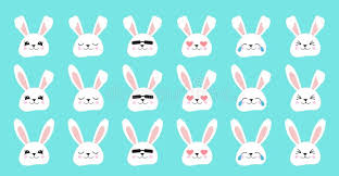 ✓ free for commercial use ✓ high quality images. Set Of Easter Bunny Faces For Design Easter Bunny Happy Bunny Happy Easter Vector Stock Illustration Illustration Of Card Emotions 171703955