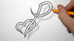 For those who have a strong emotional bonding with their families, this group name tattoo can be great. Designing Letter P And Heart Combined Tattoo Design Ideas Youtube