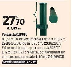 Sa pointe vous permet de placer facilement le poteau dans l. Offre Poteau Rainure D Angle Chez Bricomarche