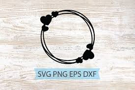 Download Circle Heart Frame Silhouette Graphic By Ic2icon Creative Fabrica PSD Mockup Templates