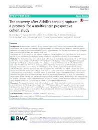 Achilles tendon injuries can be debilitating. Pdf The Recovery After Achilles Tendon Rupture A Protocol For A Multicenter Prospective Cohort Study