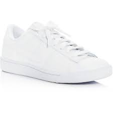 Black And White Nike Tennis Shoes Womens Nike Tennis Classic Lace Up Sneakers 80 Liked On Polyvore Featuring Shoes Https Streetstylesummer45 Ga White Nike Shoes Womens White Tennis Shoes Outfit White Sneakers Nike
