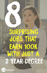 8 Surprising Jobs That Earn 100k With Just A 2 Year Degree College Degree Medical Jobs College Degree Ideas