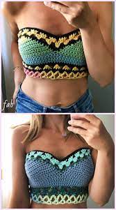 I love quick crochet projects, so i decided to share this super quick crochet. Chic Crop Top Bralette Crochet Pattern For Ladies Summer Wear