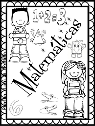 Portada De Matematicas Para Colorear