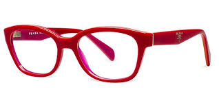 Pr 20pv Shop Prada Square Eyeglasses At Lenscrafters Red Eyeglasses Lenscrafters Red Glasses
