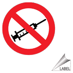 Recycling containers visual learning diabetes safety label printables signs health security guard. Sharps Label Safety Signs From Compliancesigns Com