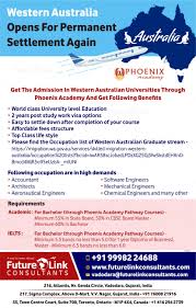 Get Yourself Indulged In High Quality Education By Getting Enrolled In Western Australian Universities Get Admission Th Work Visa International Students Study