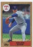 2017 TOPPS NOLAN RYAN HOBBY 1987 TOPPS at Amazon's Sports Collectibles Store