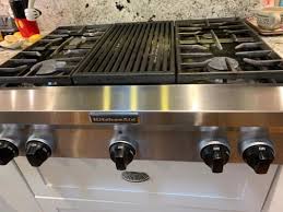 36 inch stainless 6 burner gas cooktop