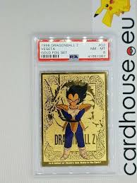Follows the adventures of an extraordinarily strong young boy named goku as he searches for the seven dragon balls. Psa 8 Nm Mint Vegeta Gold Foil Set Holo Dragon Ball T
