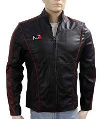 Mass Effect Jacket Commander Shepard N7 Jacket Free Shipping Jackets Men Fashion Leather Jacket Stylish Jackets