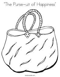 8.5 x 11 (2 pages) a page to fill in and pack in your shoebox gift. The Purse Uit Of Happiness Coloring Page Twisty Noodle