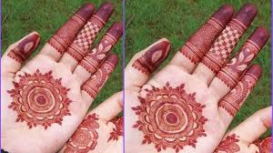 Hope you liked these modern henna designs and will try these on this upcoming event of eid. Simple Gol Tikki Mehndi Designs Easy Mandala Mehndi Design On Front Hand Fashion Wing Youtube