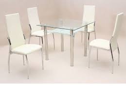 That's why we have a wide variety of designs for you. Square Clear Glass Dining Room Table And 4 Chairs Homegenies