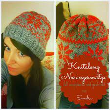 Ist das bündchen gestrickt, beginnt übergangslos der hauptteil der mützenbereich über dem bündchen wird kraus rechts gestrickt (muster ii). Schoenstricken De Mutze Im Norwegermuster Stricken