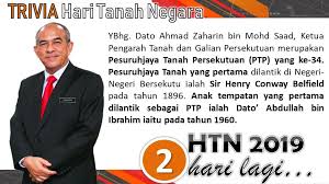 Info Hari Tanah Negara 2 Pesuruhjaya Jabatan Ketua Pengarah Tanah Dan Galian Persekutuan Facebook