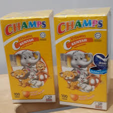 Ia mengandungi mikronutrient berspektum luas. Champs Vitamin C Chewable 100mg Orange 2 X 100s Babies Kids Others On Carousell