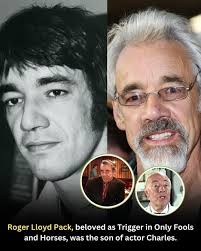 Roger Lloyd-Pack, celebrated for his portrayal of the endearing character  Trigger in the beloved British sitcom "Only Fools and Horses," was born