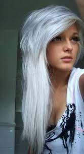 Silver Hair Long Silver Hair Hairstyles And Beauty Tips White Hair Dream Hair Cant Wait Til I Reach This Color If I Long Silver Hair Hair Styles Emo Hair
