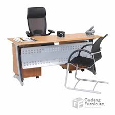 Meja makan/ meja kerja /meja belajar putih adlls llnnmon 60x100cmrp559.900: Meja Kerja Kantor Staff Aditech Ms 02