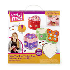 Totally Me Paint Your Own Trinket Boxes Craft Kit Trinket Boxes Crafts All Toys