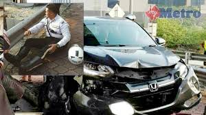 Balai polis cawangan trafik pj (police) is located at jalan penchala, seksyen 7, 46050 petaling jaya, selangor, malaysia Syukur Hanya Cedera Ringan