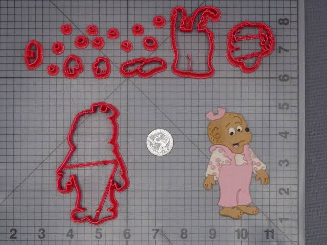 Berenstain Bear - Sister Body 266-K639 Cookie Cutter Set - JB Cookie Cutters