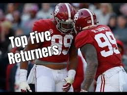 top five returning alabama crimson tide players on defense