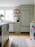 Olive Green Green Kitchen Walls