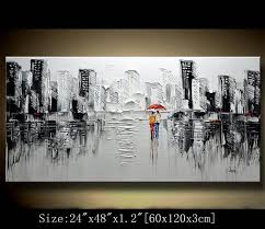 Black And White Cityscape Painting A New Type Of Abstract Wall Painting Black And White With Images Abstract Wall Painting Acrylic Painting Canvas Wall Art Pictures