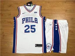 Regular price $34.95 sale price $34.95 regular price $109.99 unit price / per. Nike 76ers 25 Ben Simmons White Swingman Jersey With Shorts Nba Outfit Nba T Shirts Adidas Nba Jersey