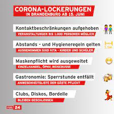 Unter anderem sollen freibäder, kinos, theater und konzerte sowie . Rbb24 In Brandenburg Wird Weiter Gelockert Die Kontaktbeschrankungen Fallen Weg Dafur Gibt Es Eine Umgangsverordnung Hier Das Wichtigste Zusammengefasst Facebook