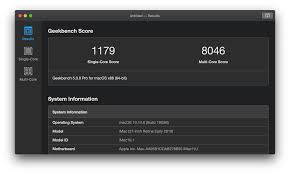 Geekbench 5 Cross Platform Benchmark